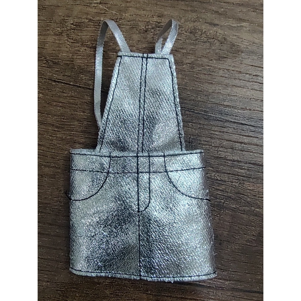 Barbie Fashionista Sweet Silver Short Overalls for Petite body Z33
